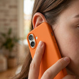 Interior microfibră husă Flippy Liquid Silicone iPhone 16, protecție ecran anti-zgârieturi