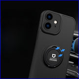 Husa de protectie Eagle eye pentru Apple iPhone 14 Pro Max, Rezistenta la socuri, Protectie camera, Cu inel de prindere magnetic negru, Flippy, Negru - vivimall.ro