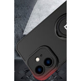 Husa de protectie Eagle eye pentru Apple iPhone 13 Pro, Rezistenta la socuri, Protectie camera, Cu inel de prindere magnetic negru, Flippy, Negru - vivimall.ro