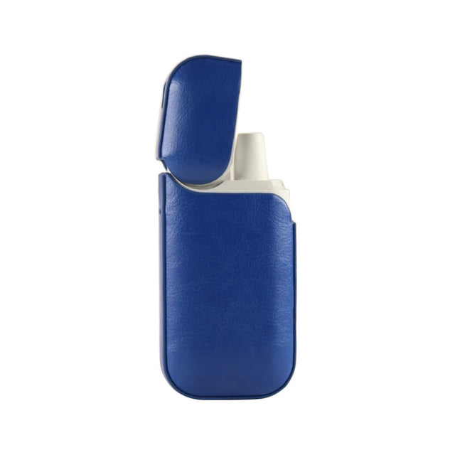 Husa Vivimall pentru IQOS 2.4 Plus, Capac de Protectie, Anti Soc si Zgarieturi, din Piele Ecologica, 43 g, 12 x 6 x 2.5 cm, Albastru - vivimall.ro