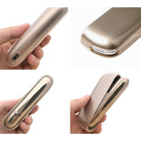 Husa Vivimall pentru IQOS 3.0 DUO, de Protectie, Anti Soc si Zgarieturi, din Plastic, 12 x 4.5 cm, Negru Transparent - vivimall.ro
