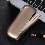 Husa Vivimall pentru IQOS 3.0 DUO, de Protectie, Anti Soc si Zgarieturi, din Plastic, 12 x 4.5 cm, Negru Transparent - vivimall.ro