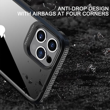 Husa Hibrid Defender MG Series pentru iPhone 14 Pro, Flippy, Protectie Antisoc, Negru - vivimall.ro