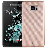 Husa HTC Desire 10 Pro i-Zore Carbon Fiber Auriu - vivimall.ro