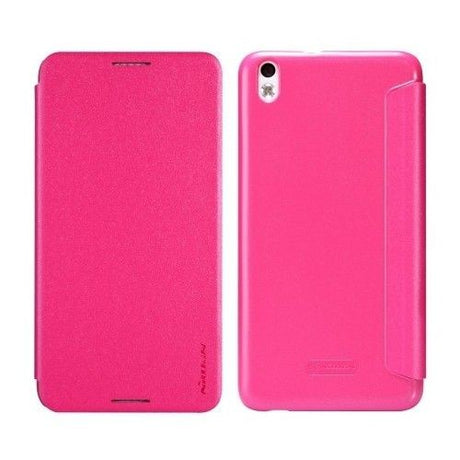 Husa HTC Desire 816 Nillkin Sparkle Flip Roz - vivimall.ro