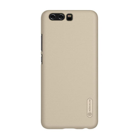 Husa Huawei P10 Nillkin Super Frosted Auriu + Folie de protectie - vivimall.ro