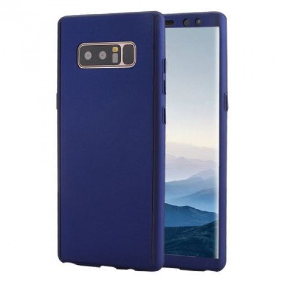 Husa Huawei P20 Full Cover 360 Albastru + Folie de protectie - vivimall.ro