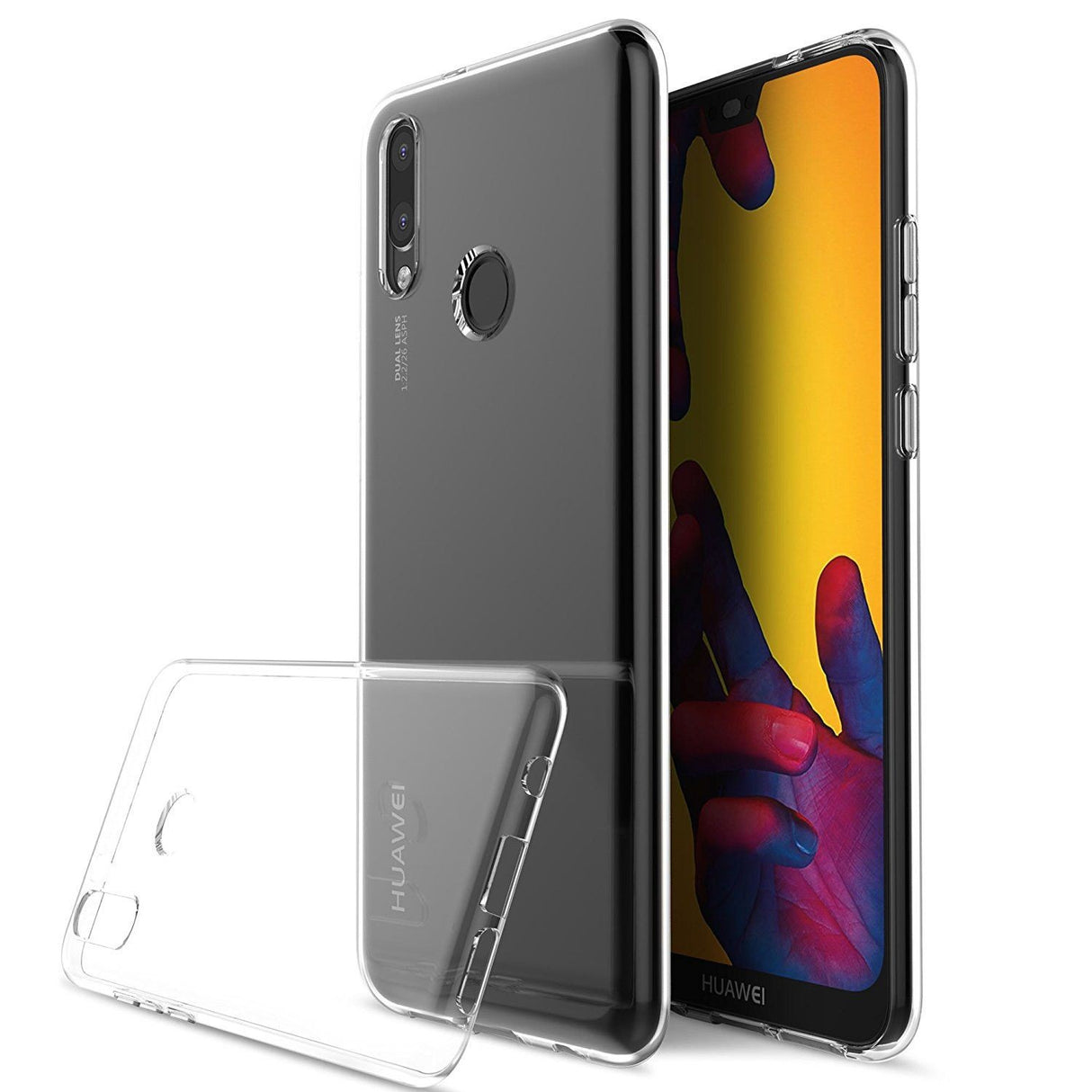 Husa Huawei P20 Lite Tpu Transparent 0.6 mm - vivimall.ro