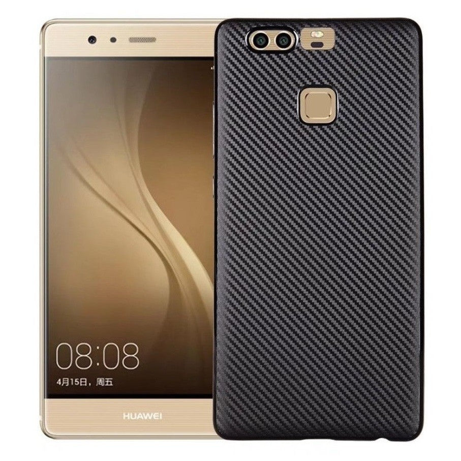 Husa Huawei P9 Plus i-Zore Carbon Fiber Negru - vivimall.ro