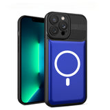 Husa Husa Urban Armor pentru Samsung A14 4G/5G Albastru, Suport Auto Magnetic, Protectie Antisoc, Flippy - vivimall.ro