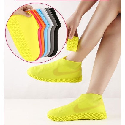 Husa Incaltaminte, Vivimall, Impermeabila, Antiderapanta, din Latex, 13 x 13 x 2 cm, Marime M 34-40 cm, Albastru - vivimall.ro