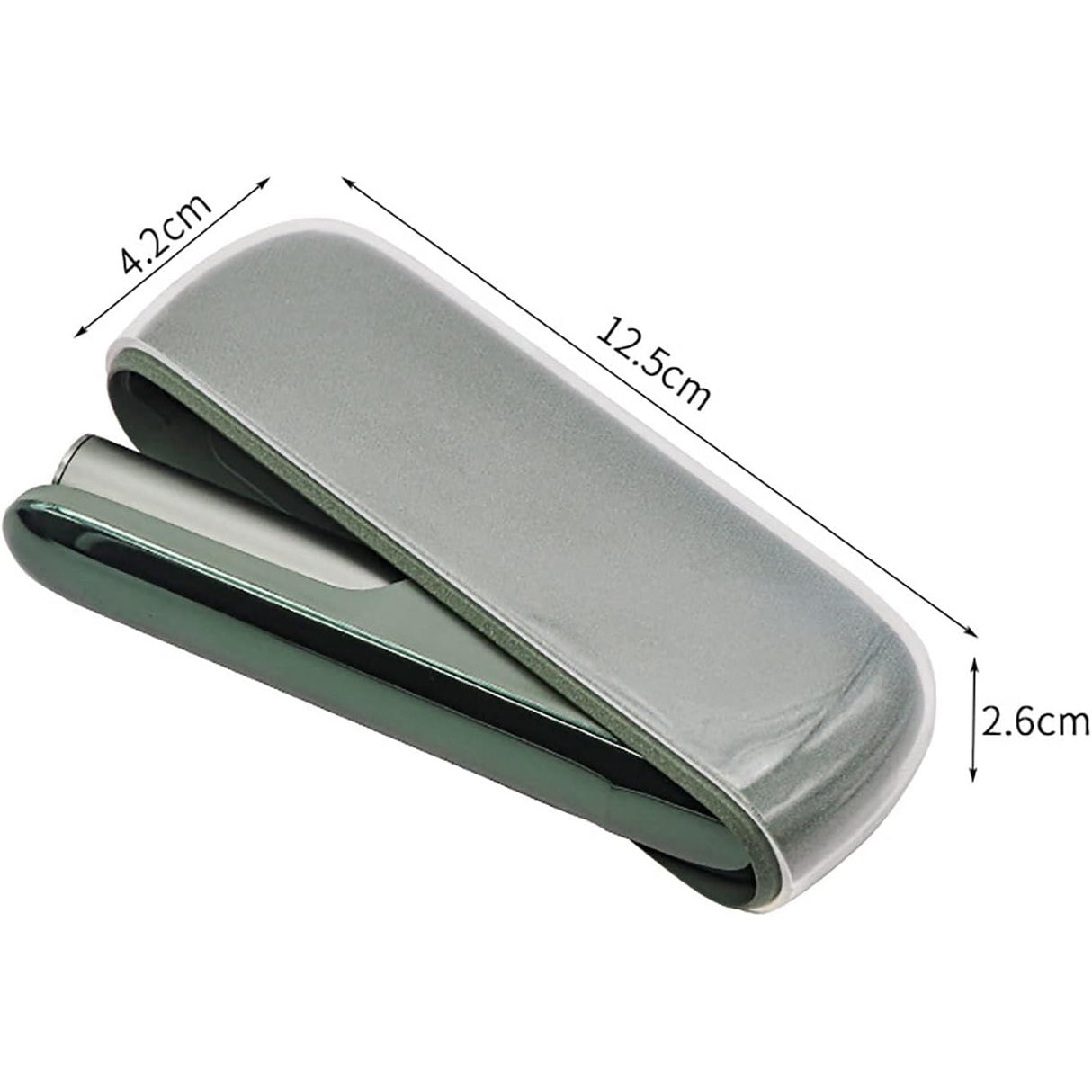 Husa Flippy pentru IQOS Iluma, de Protectie, Anti Soc si Zgarieturi, din Plastic, 12.5 x 4.2 cm, Negru Transparent - vivimall.ro