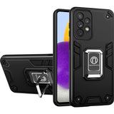 Husa Iron Warriors pentru iPhone 14 Pro Max, Flippy,  Hybrid Ring Holder Kickstand, Negru - vivimall.ro