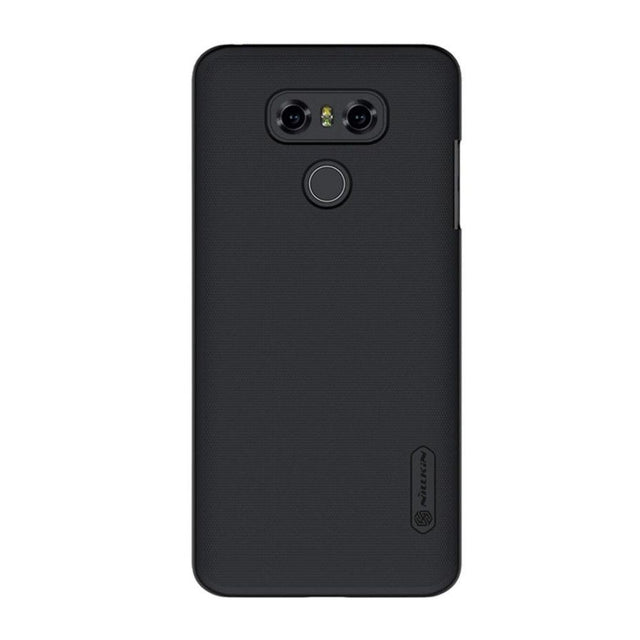 Husa LG G4 Stylus Nillkin Frosted Shield Negru + Folie de protectie - vivimall.ro