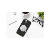 Husa protectie Flippy pentru iPhone 12/12 Pro Mag Safe, 2 in 1 incarcare si magnet, Soft silicone, Verde - vivimall.ro