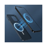 Husa protectie Flippy pentru iPhone 13 Mag Safe, 2 in 1 incarcare si magnet, Soft silicone, Verde - vivimall.ro