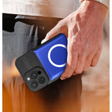 Husa pentru Apple iPhone 13 MagSafe, Urban Armor, Flippy, Albastru, suport magnetic - vivimall.ro