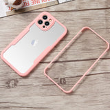 Husa Max Defence pentru Samsung Galaxy S22, Bumper Roz, Fata Dubla Transparenta, Protectie Antisoc Full 360 ( fata, spate, margini ), Flippy - vivimall.ro