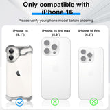 Husa Metalica Compatibila cu iPhone 16, Vivimall, Protectie pentru Colturile Telefonului si Camera, Aliaj, Antisoc, Antizgariere, Argintiu - vivimall.ro