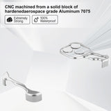 Husa Metalica Compatibila cu iPhone 16 Pro, Vivimall, Protectie pentru Colturile Telefonului si Camera, Aliaj, Antisoc, Antizgariere, Argintiu - vivimall.ro