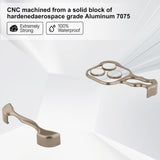 Husa Metalica Compatibila cu iPhone 16 Pro, Vivimall, Protectie pentru Colturile Telefonului si Camera, Aliaj, Antisoc, Antizgariere, Auriu - vivimall.ro