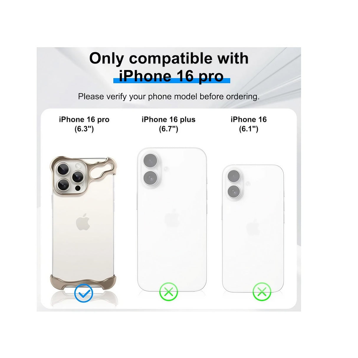 Husa Metalica Compatibila cu iPhone 16 Pro, Vivimall, Protectie pentru Colturile Telefonului si Camera, Aliaj, Antisoc, Antizgariere, Auriu - vivimall.ro