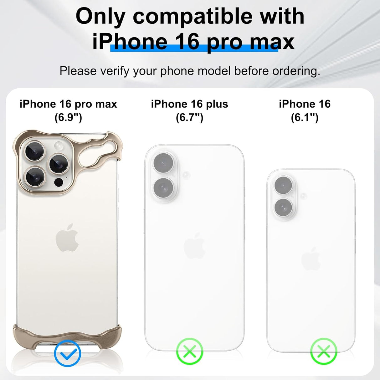 Husa Metalica Compatibila cu iPhone 16 Pro Max, Flippy, Protectie pentru Colturile Telefonului si Camera, Aliaj, Antisoc, Antizgariere, Argintiu - vivimall.ro