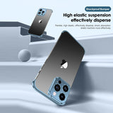 Husa Metalica Edgeless Compatibila cu iPhone 16, Vivimall, Protectie pentru Colturi si Camera, Aliaj Aluminiu, Antisoc, Antizgariere, Albastru - vivimall.ro