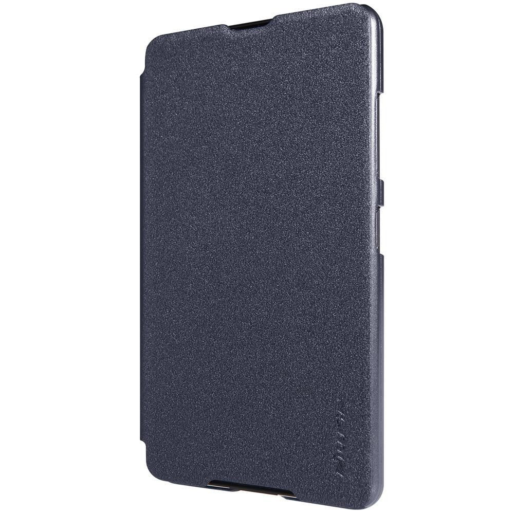 Husa Microsoft Lumia 540 Nillkin Sparkle Flip Negru - vivimall.ro