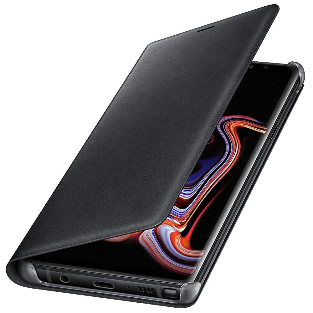 Husa Originala Samsung Galaxy Note 9 Flip Cover Negru - vivimall.ro