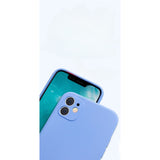 Husa pentru Apple iPhone 14 Flippy, Liquid Silicone, cu Microfibra pe interior, Protectie Antisoc, Lilac Purple( Mov) - vivimall.ro