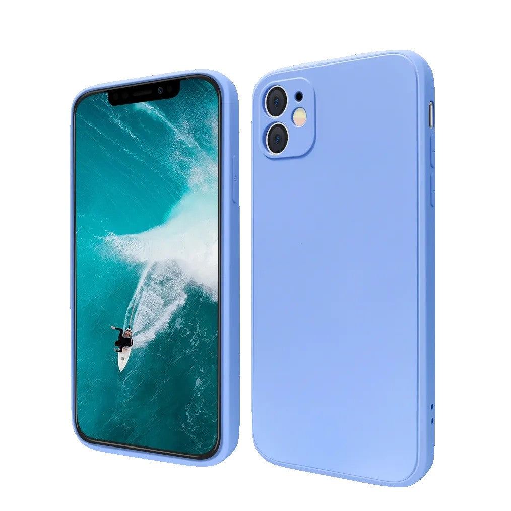 Husa pentru Apple iPhone 14 Plus Flippy, Liquid Silicone, cu Microfibra pe interior, Protectie Antisoc, Lilac Purple( Mov) - vivimall.ro