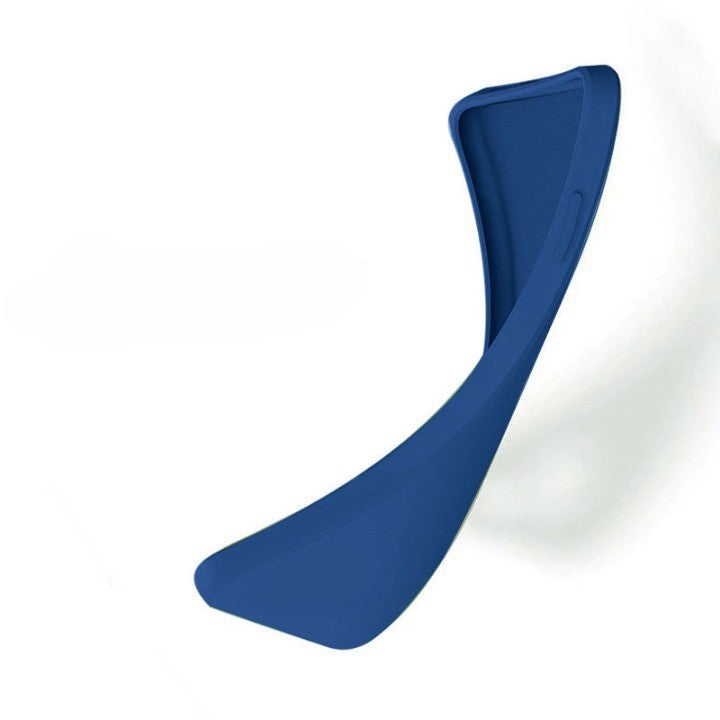 Husa pentru Huawei NOVA Y70, Flippy, Liquid Silicone, cu Microfibra pe interior, Protectie Antisoc, Navy Blue - vivimall.ro