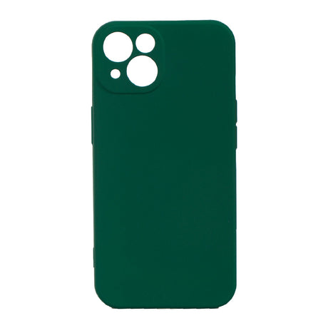 Husa pentru Samsung Galaxy A13 4G, Flippy, Liquid Silicone, cu Microfibra pe interior, Protectie Antisoc, Verde inchis - vivimall.ro