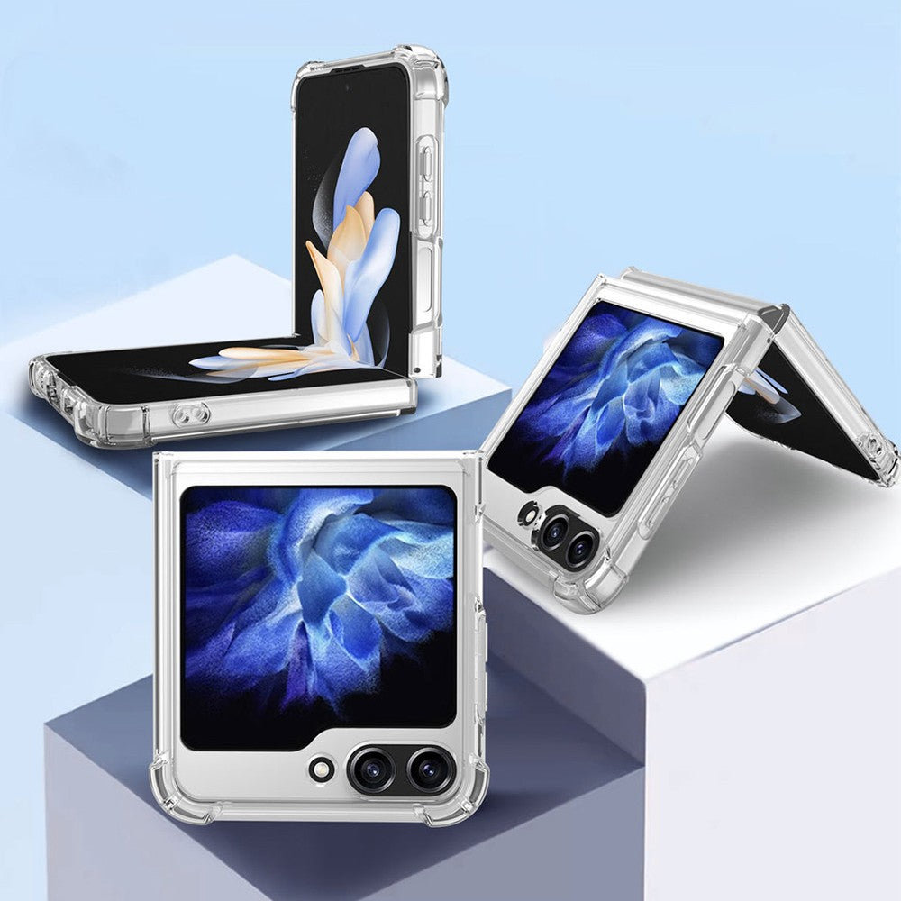 Husa pentru Samsung Galaxy Z FLIP6, Vivimall, Husa de Protectie cu Anti-Shock, Tehnologie MagSafe Magnetic, Design Ultra Subtire, Anti alunecare, TPU Acrilic, Transparent - vivimall.ro