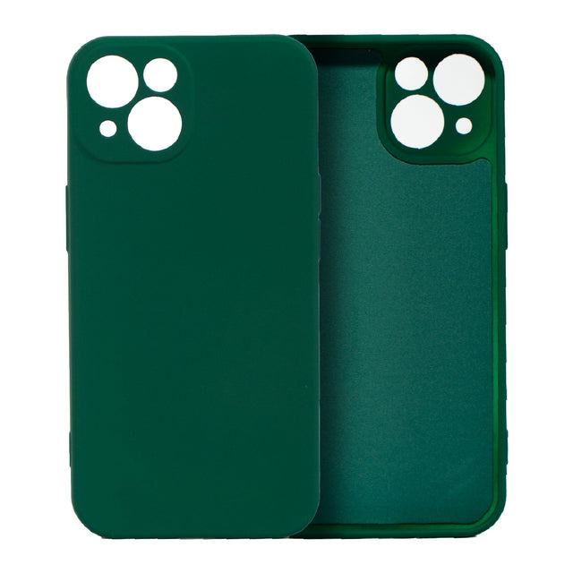 Husa pentru Samsung Galaxy S20 FE, Flippy, Liquid Silicone, cu Microfibra pe interior, Protectie Antisoc, Verde inchis - vivimall.ro