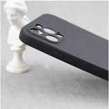 Husa pentru Samsung Galaxy S22, Flippy, Liquid Silicone, cu Microfibra pe interior, Protectie Antisoc, Negru - vivimall.ro