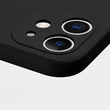 Husa pentru Samsung Galaxy S22, Flippy, Liquid Silicone, cu Microfibra pe interior, Protectie Antisoc, Negru - vivimall.ro