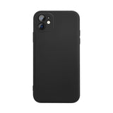 Husa pentru Samsung Galaxy S22, Flippy, Liquid Silicone, cu Microfibra pe interior, Protectie Antisoc, Negru - vivimall.ro