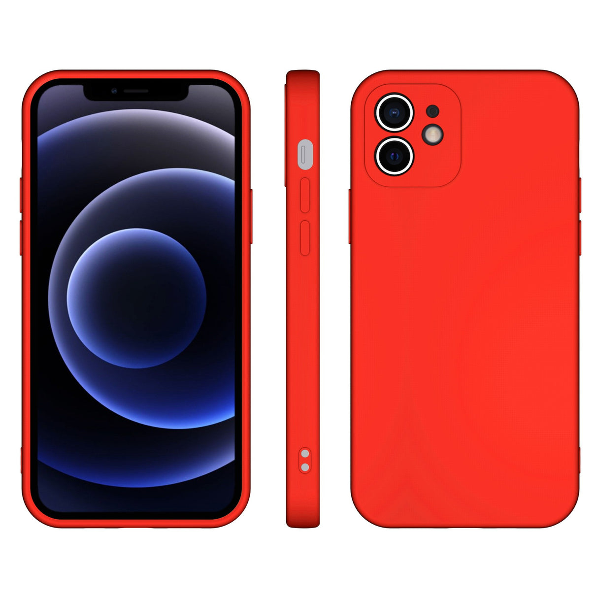 Husa pentru Samsung Galaxy S22 Ultra, Flippy, Liquid Silicone, cu Microfibra pe interior, Protectie Antisoc, Rosu - vivimall.ro