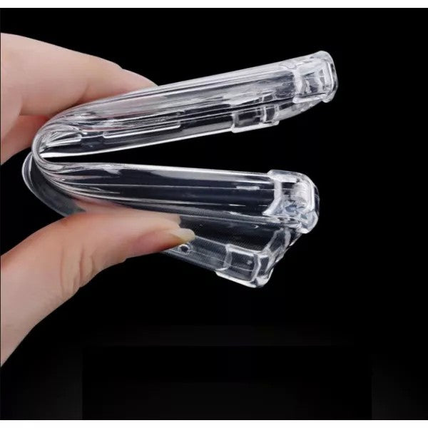 Husa Protect Plus Extra pentru Huawei NOVA 9 SE, Flippy, Silicon Premium, Transparenta - vivimall.ro