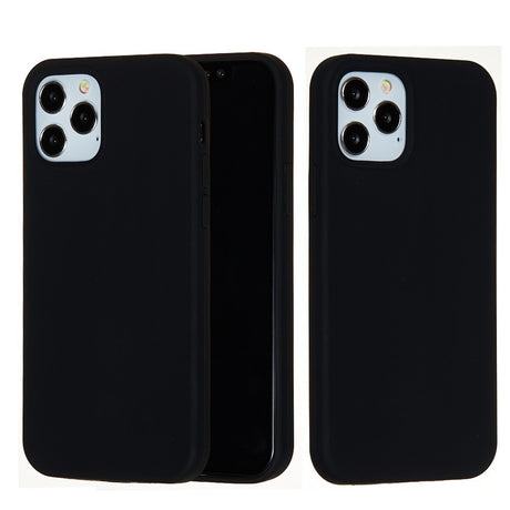 Husa protectie compatibila cu Apple iPhone 11 Liquid Silicone Case Negru - vivimall.ro