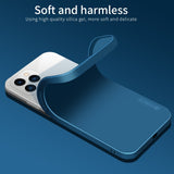 Husa protectie compatibila cu Apple iPhone 11 Pro Max Liquid Silicone Case Albastru inchis - vivimall.ro