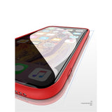 Husa protectie compatibila cu Apple iPhone X/XS Liquid Silicone Case Rosu - vivimall.ro