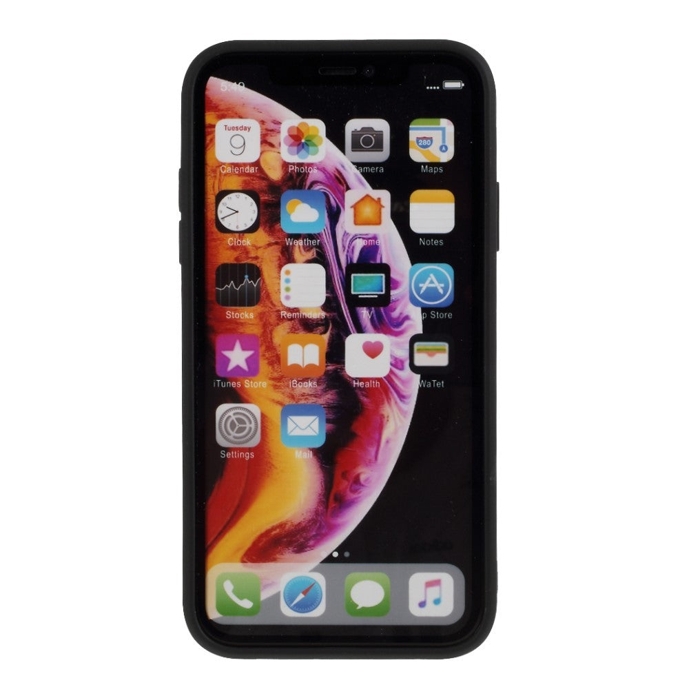Husa protectie compatibila cu Apple iPhone XR Liquid Silicone Case Negru - vivimall.ro