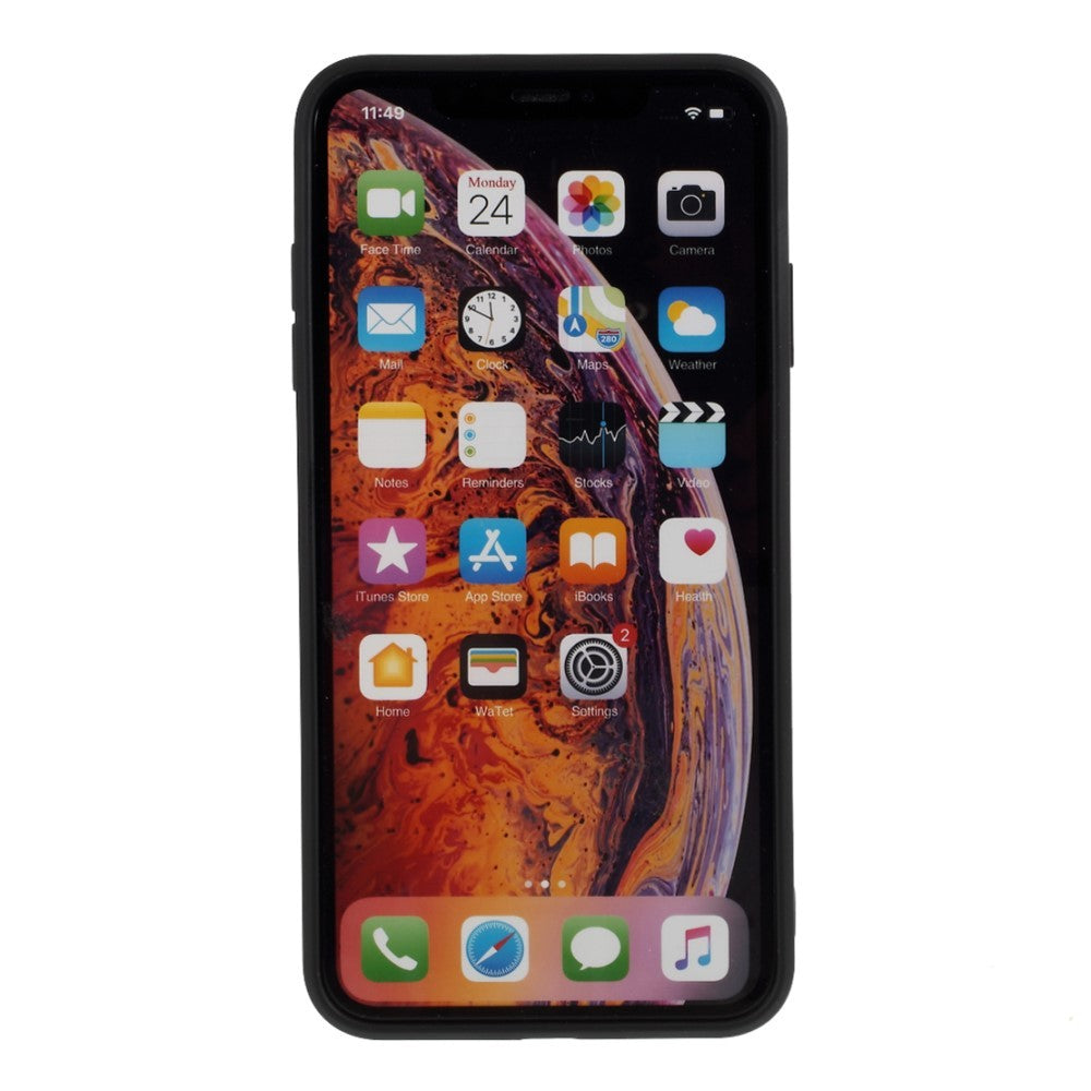 Husa protectie compatibila cu Apple iPhone XS Max Liquid Silicone Case Negru - vivimall.ro