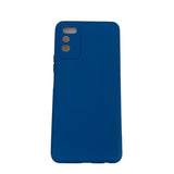 Husa protectie compatibila cu Huawei Enjoy Z Liquid Silicone Case Albastru inchis - vivimall.ro