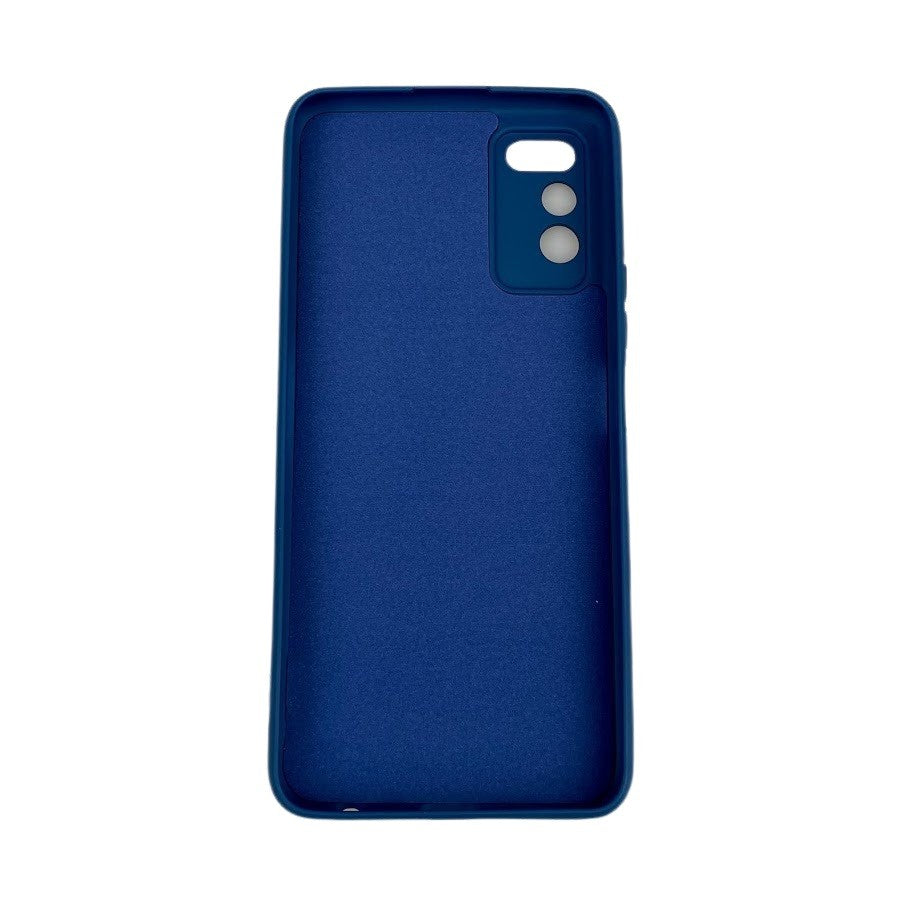 Husa protectie compatibila cu Huawei Nova 5T Liquid Silicone Case Albastru inchis - vivimall.ro