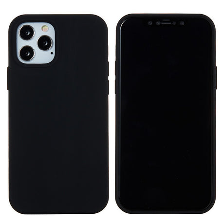 Husa protectie compatibila cu Huawei P40 Lite Liquid Silicone Case Negru - vivimall.ro