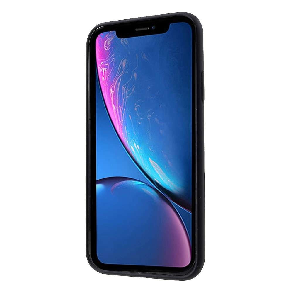 Husa protectie compatibila cu Huawei Y7 2019 Liquid Silicone Case Negru - vivimall.ro